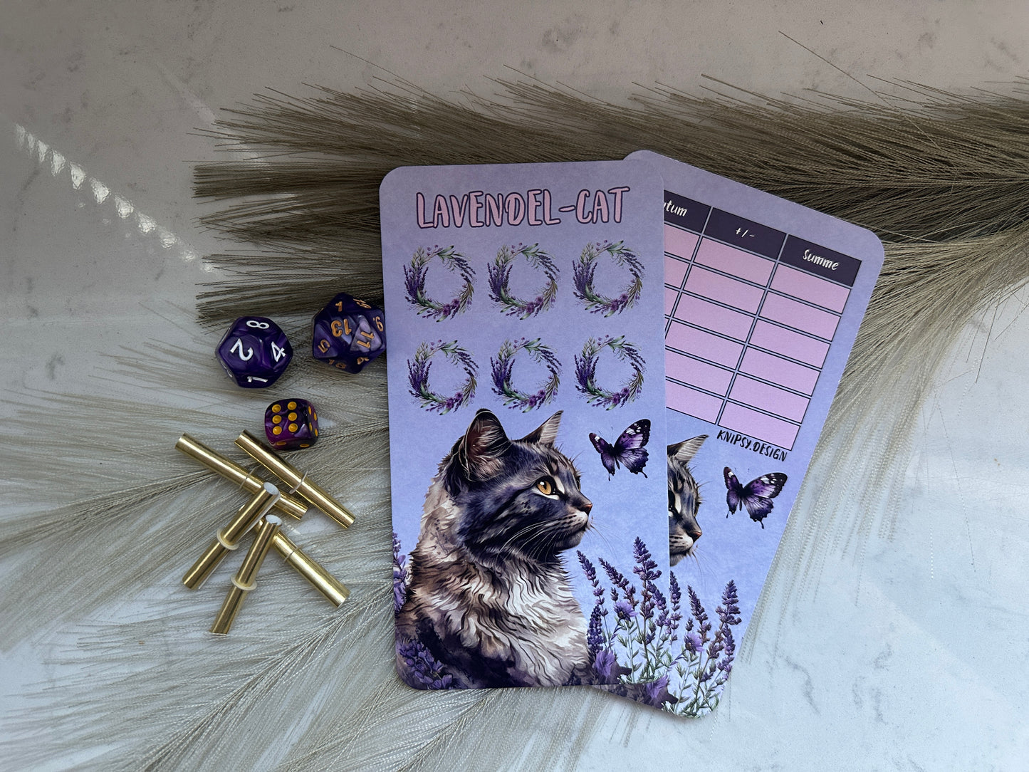 Lavendel Cat / Artikel-Nr. E009