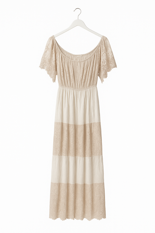 Kleid 'Life' lang Boho