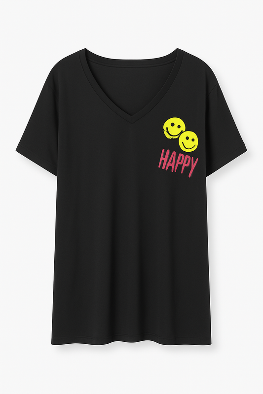 Oversize Shirt 'Happy'